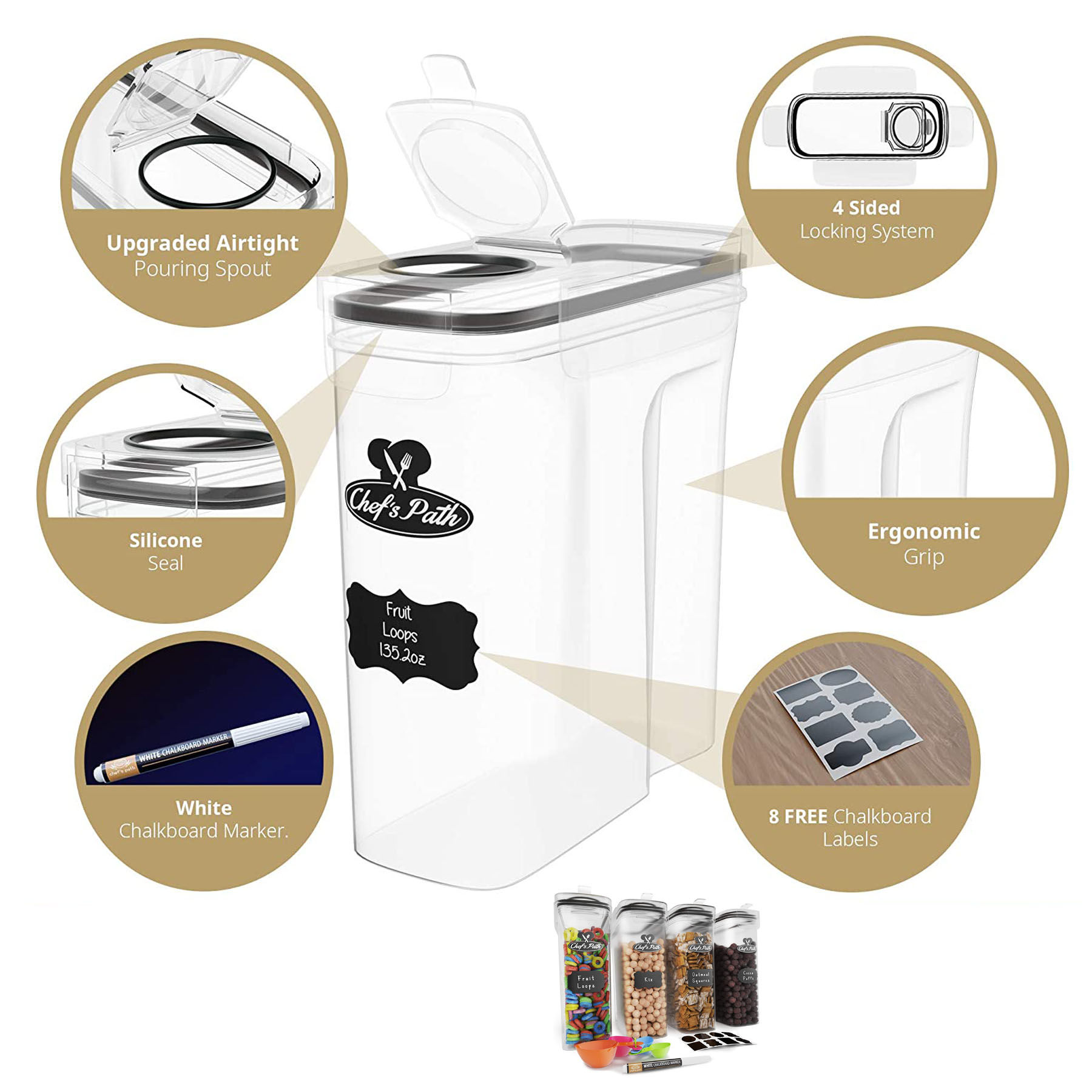 2.5L Cereal Container