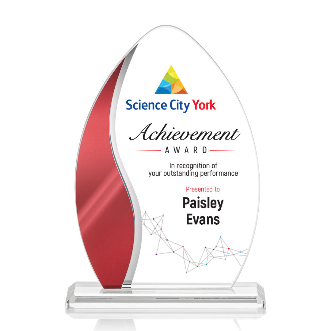 Sherborne VividPrint™ Award - Red 13