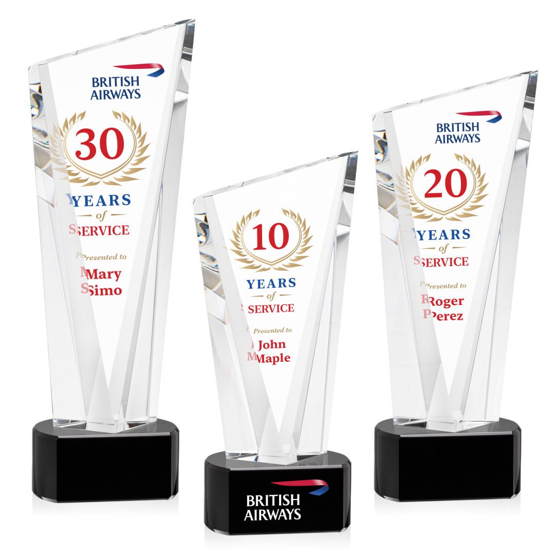 Plymouth VividPrint™ Award on Paragon Base - Black 3