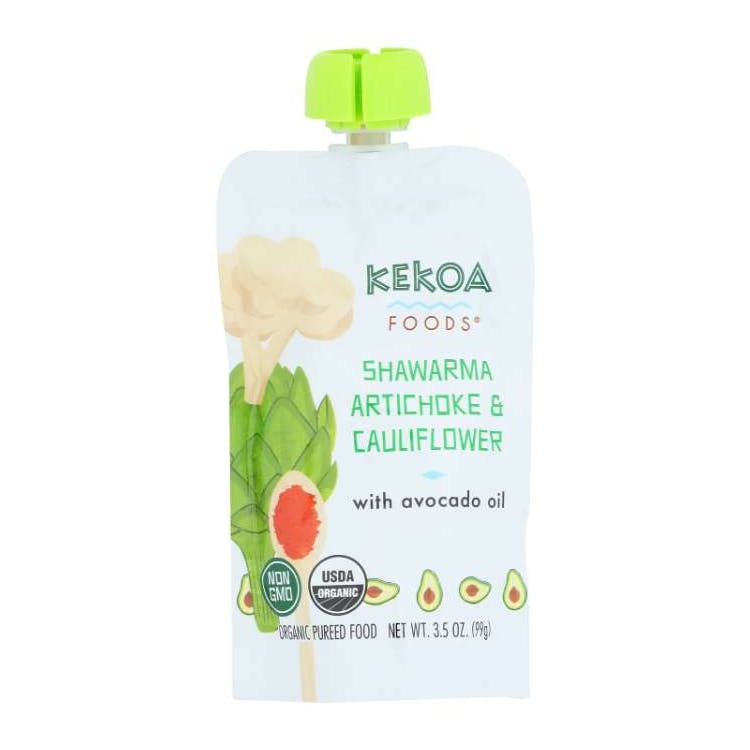 Kekoa Baby Food 6pk - Shawarma Artichoke and Cauliflower 1