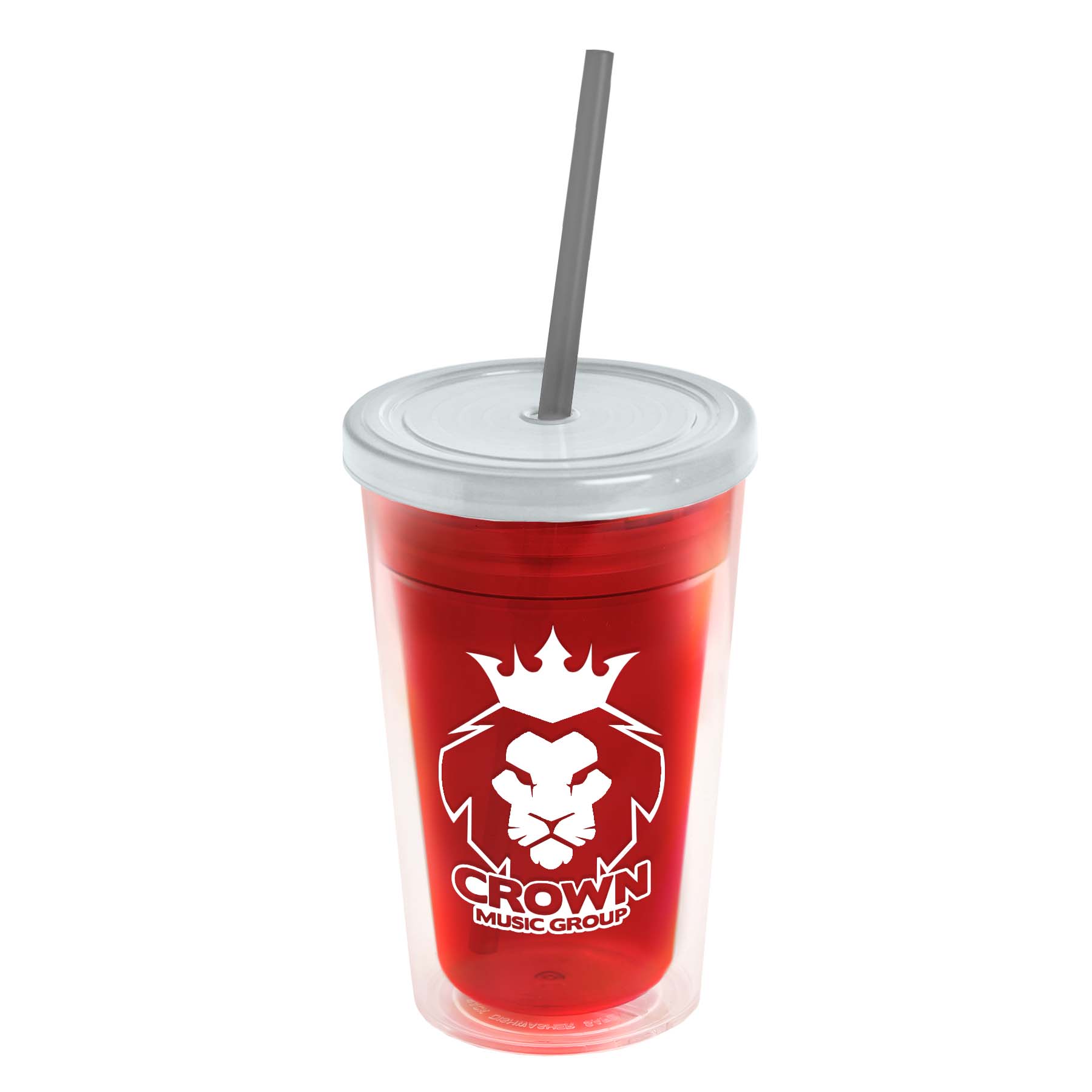 16 oz. Double-Wall Insulated Transparent Tumbler 1