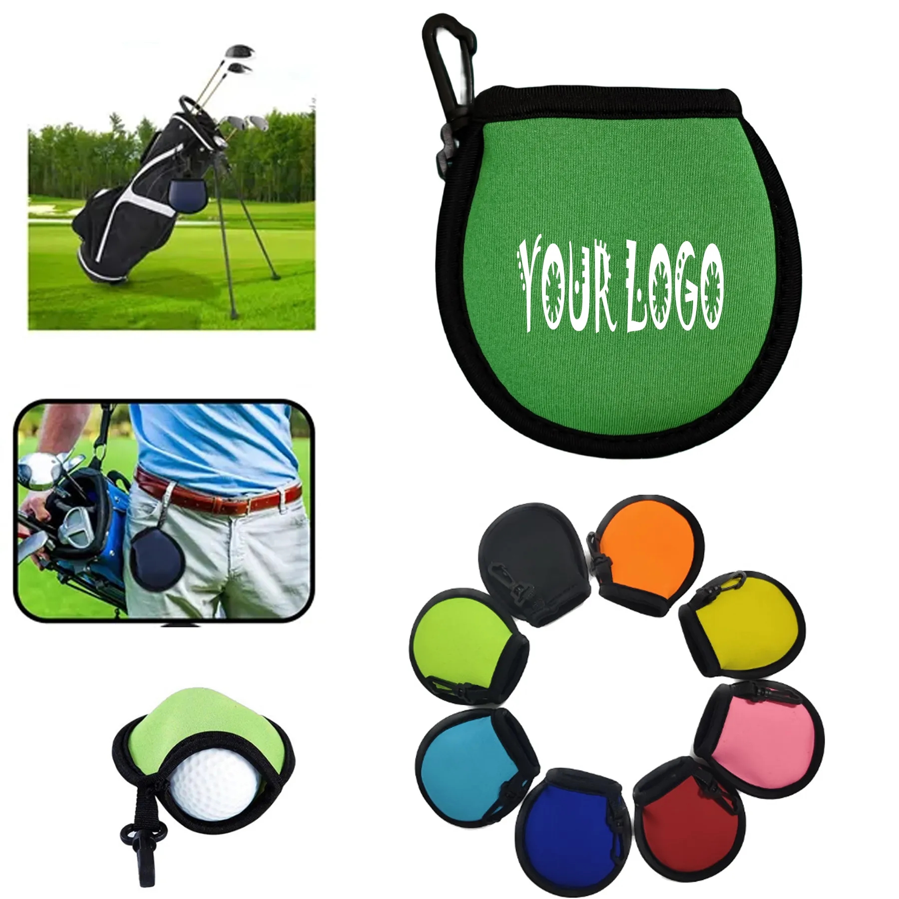 Neoprene Golf Ball Protective Bag 2