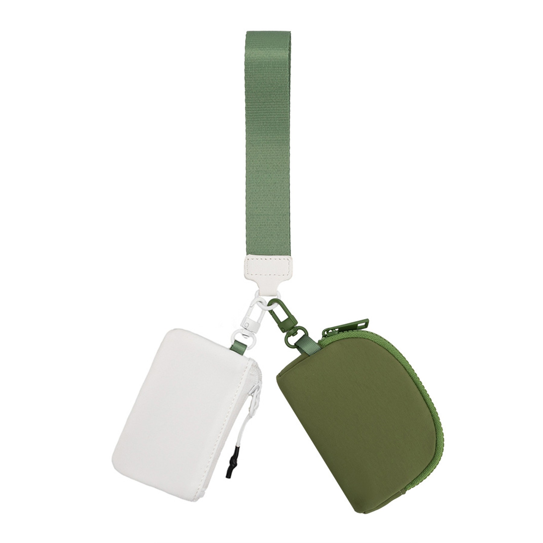 Dual Pouch Wristlet Wallet for Women 4