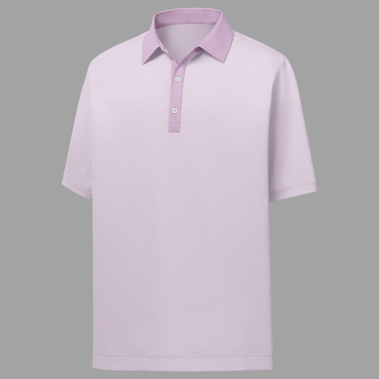FootJoy ProDry Performance Stretch Lisle Mini Check Print Polo 8
