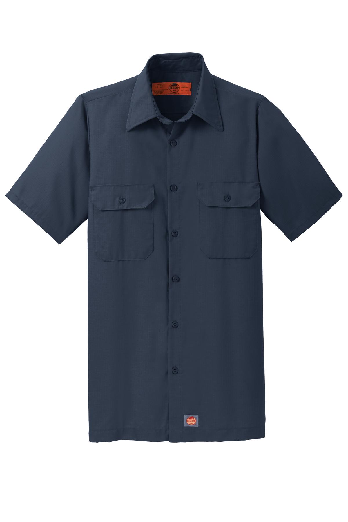 Red Kap Short Sleeve Solid Ripstop Shirt. SY60 23