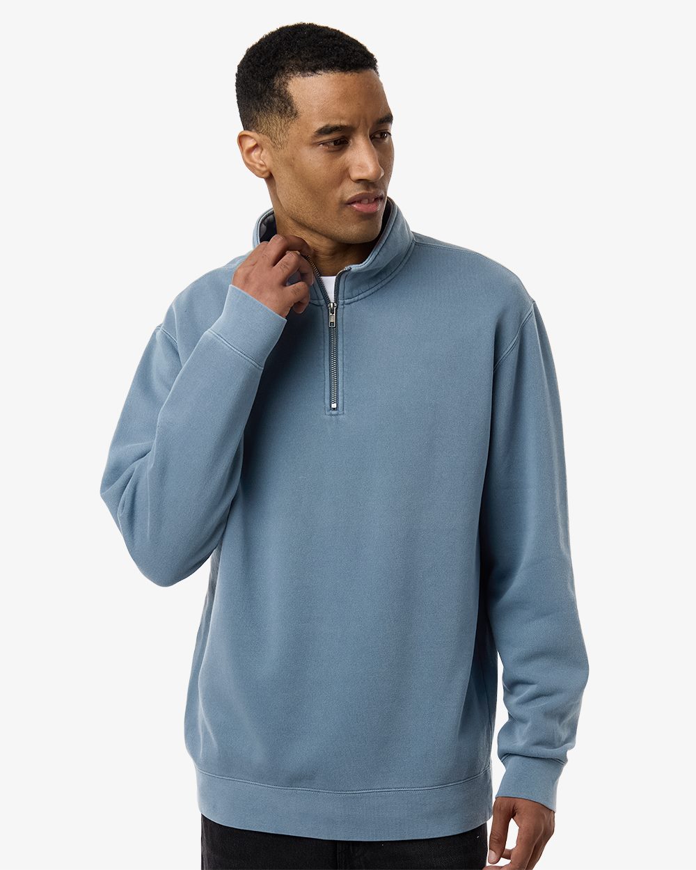 Unisex Pigment-Dyed Quarter-Zip Pullover - PRM4600QZ 22