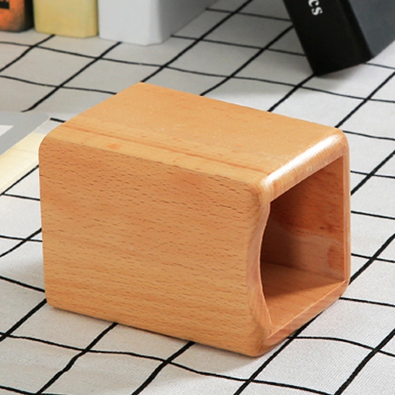 Natural Beech Wood Pen Holder 2