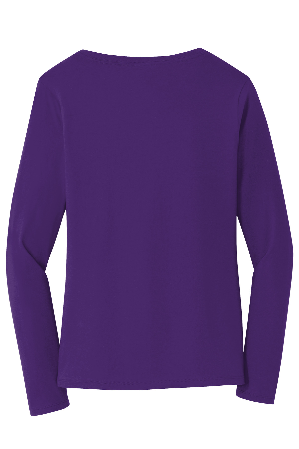 Port & Co Women's Long Sleeve Fan Favorite V-Neck Tee. LPC450VLS 21