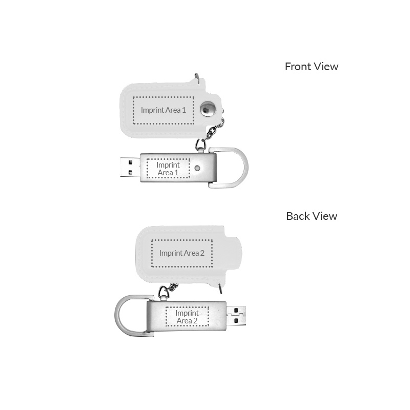 Leather Keyring USB Flash Drive 10
