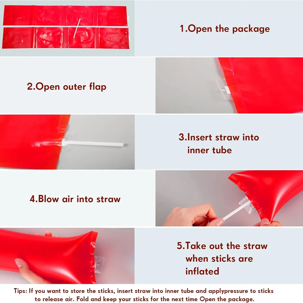 Inflatable Thunder Sticks For Events 3