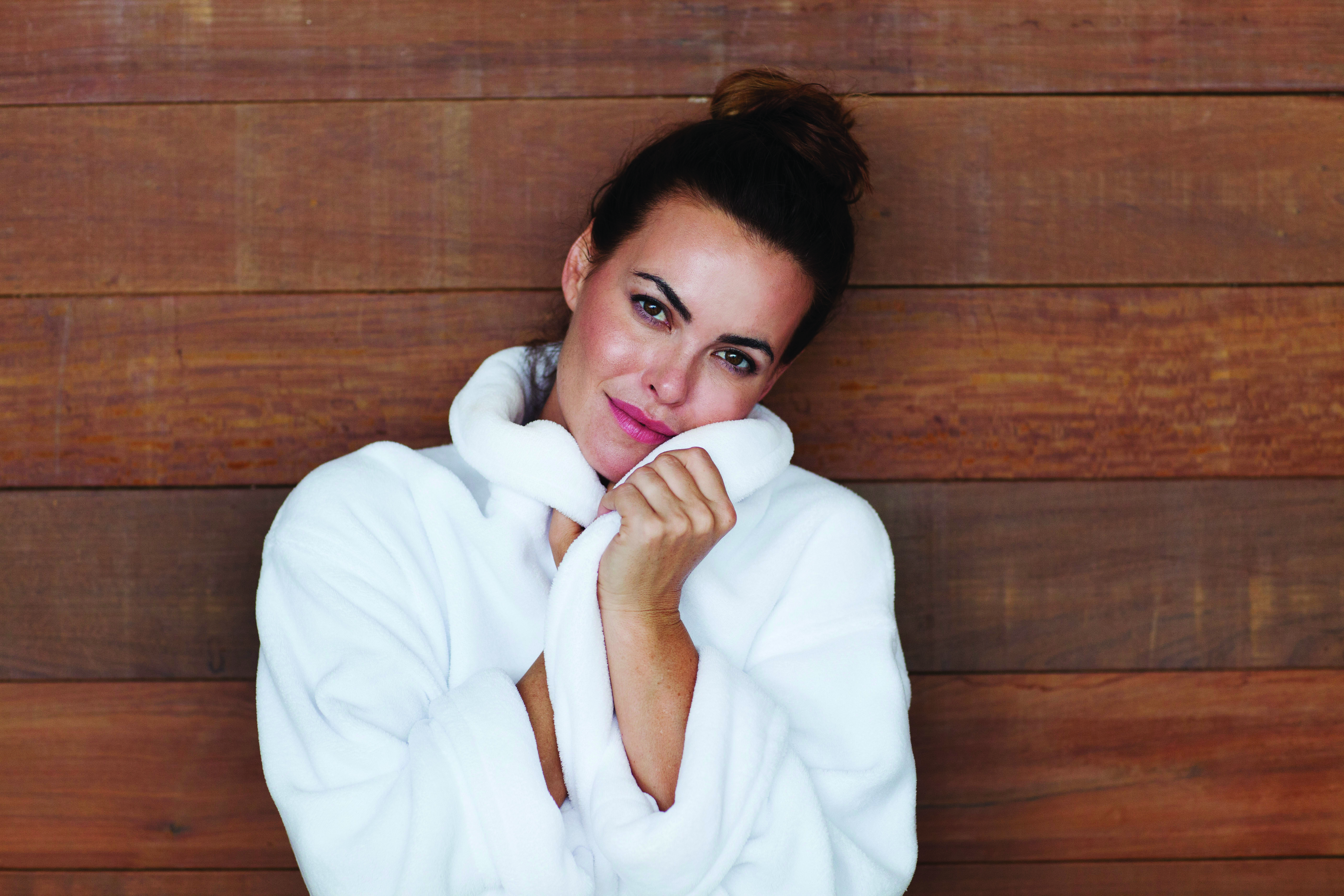 Microterry Shawl Collar Bathrobe 3