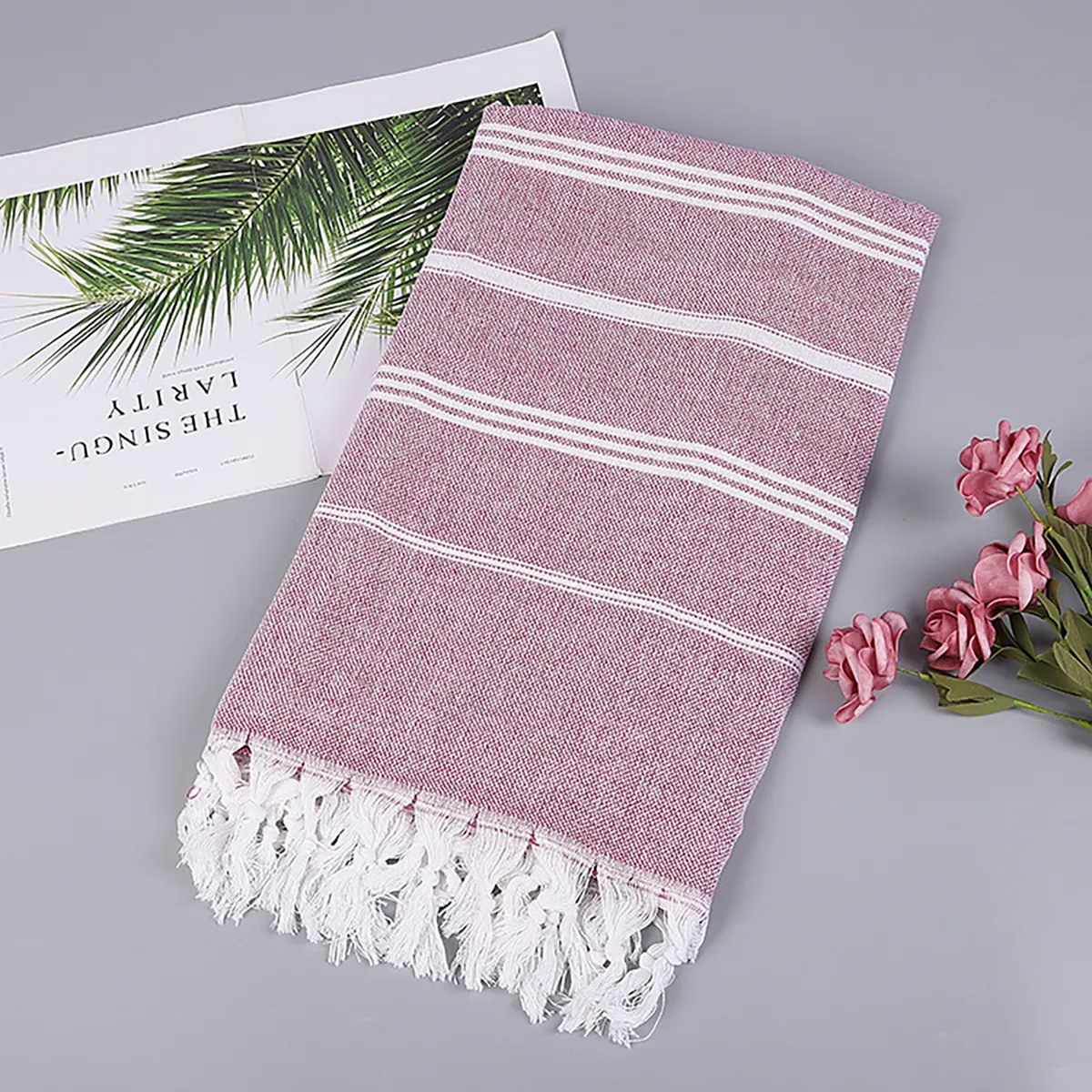 Turkish Beach Quick Dry Towels with Tassel 15