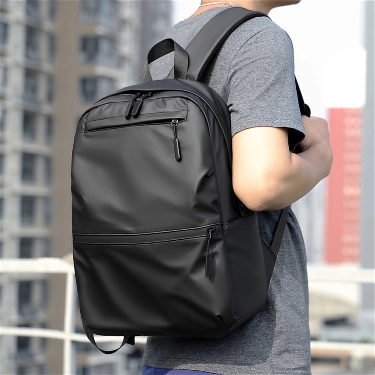 Weatherproof Backpack Fit 14 Inch Notebook 1
