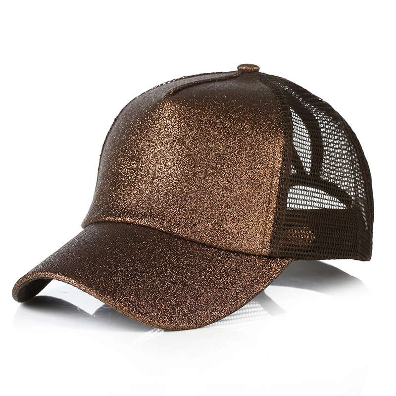 Glitter Ponytail Mesh Cap 4