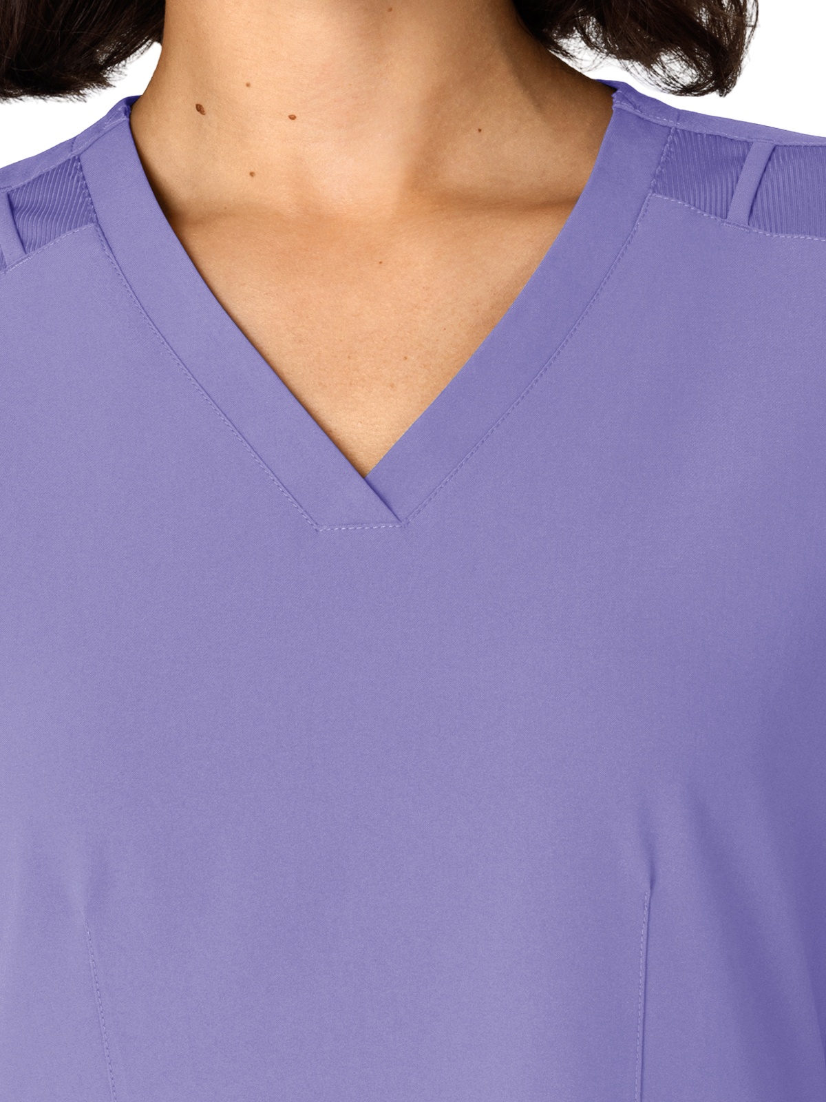Wink - W123 - Women's Flex-n-Reach Side Panel V-Neck Top 29