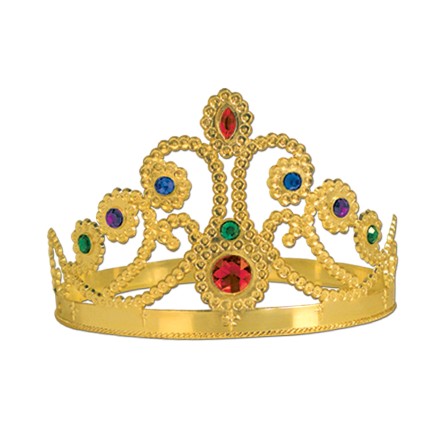 Plastic Jeweled Queens Tiara