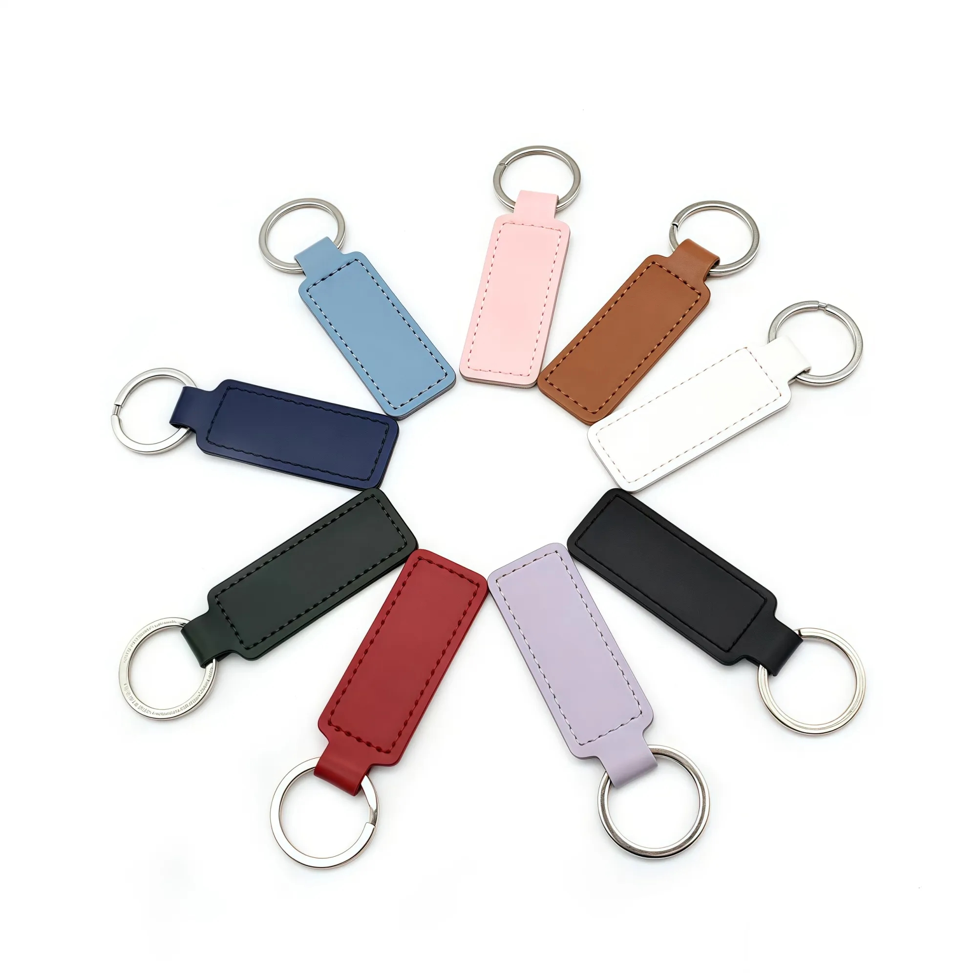 Premium PU Leather Keychain 5