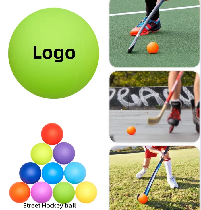 2.5'' Silicone Street Hockey Ball 2