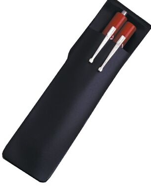 Twin Pack Phillips and Regular Screwdriver no tops Set in Vinyl Case