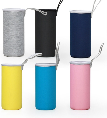 Neoprene Beverage Cooler with Strap, custom koozie with logo imprint 6