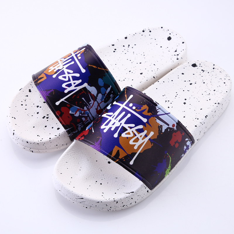 Dotted Summer Bath Slide Sandals 5