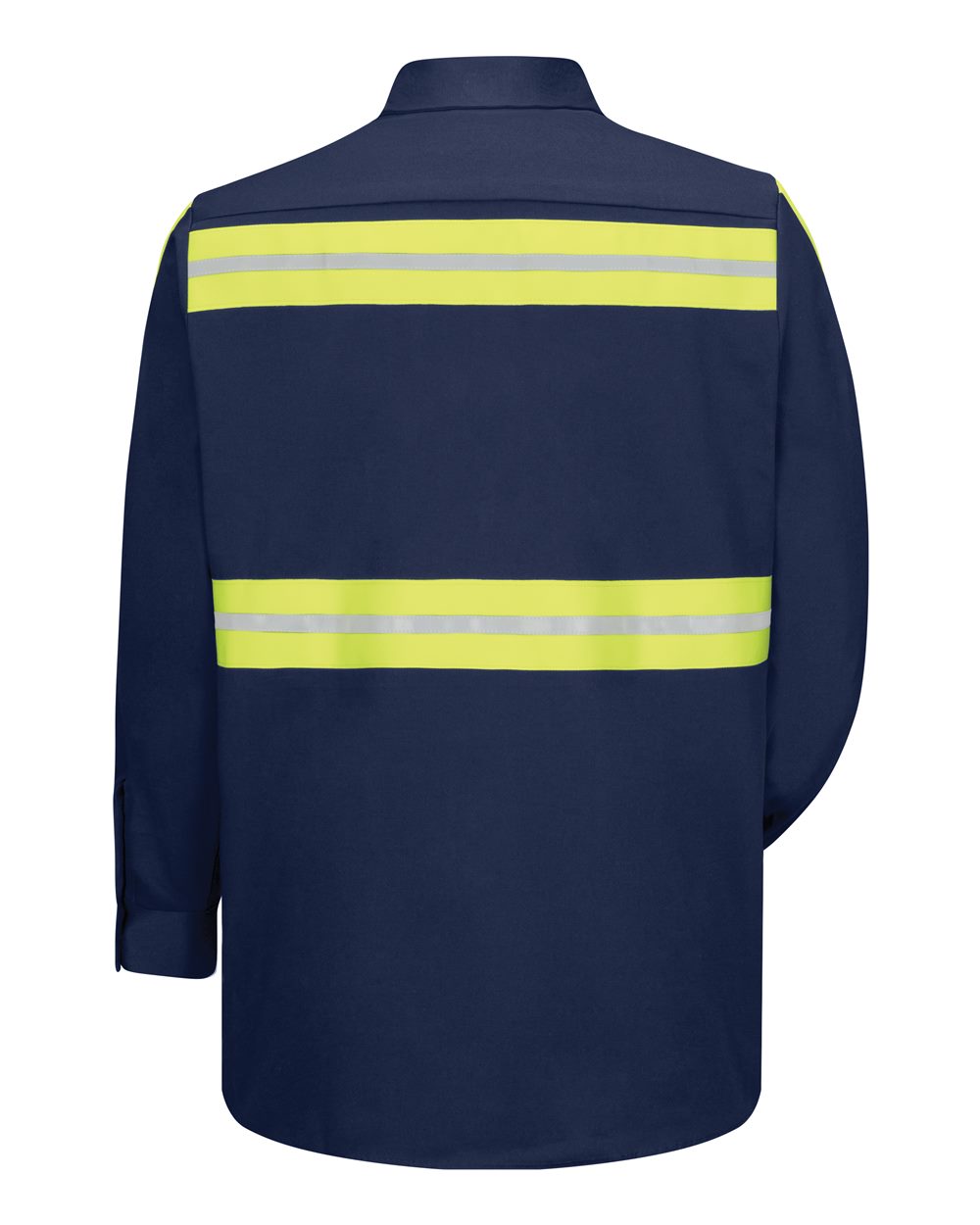 Men's Tall Enhanced Visibility Long Sleeve Cotton Work Shirt - SC30ET 7