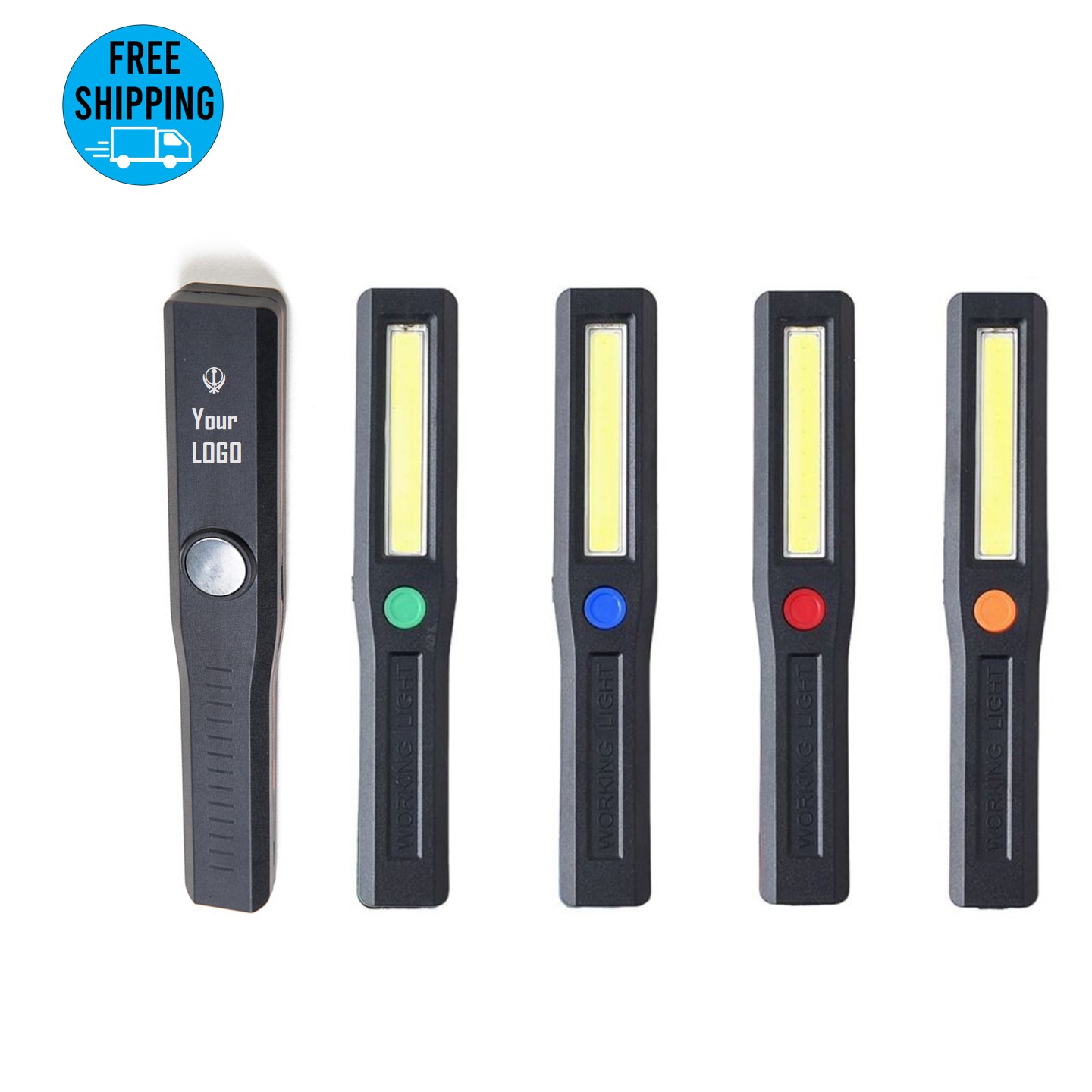 Portable Magnetic COB Flashlight Torch Lamp 4