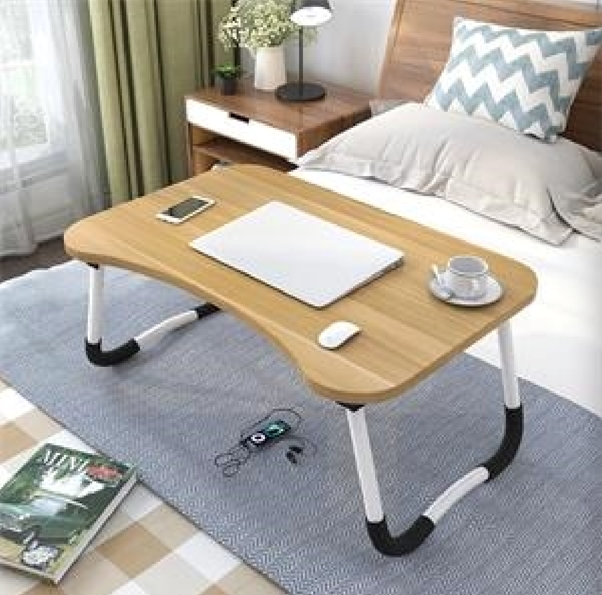 Adjustable Laptop Bed Table Lap Desk 8