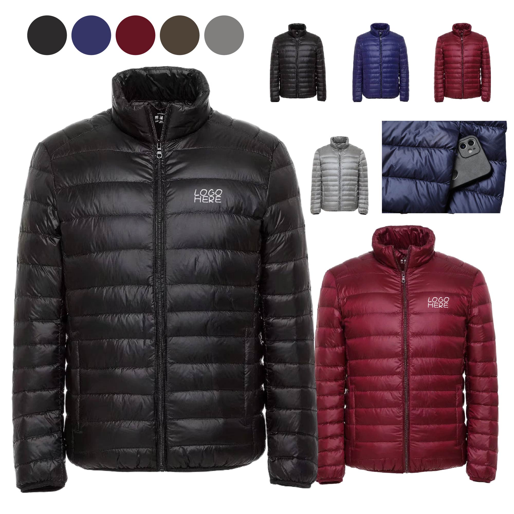 Men's Light Down Jacket 1