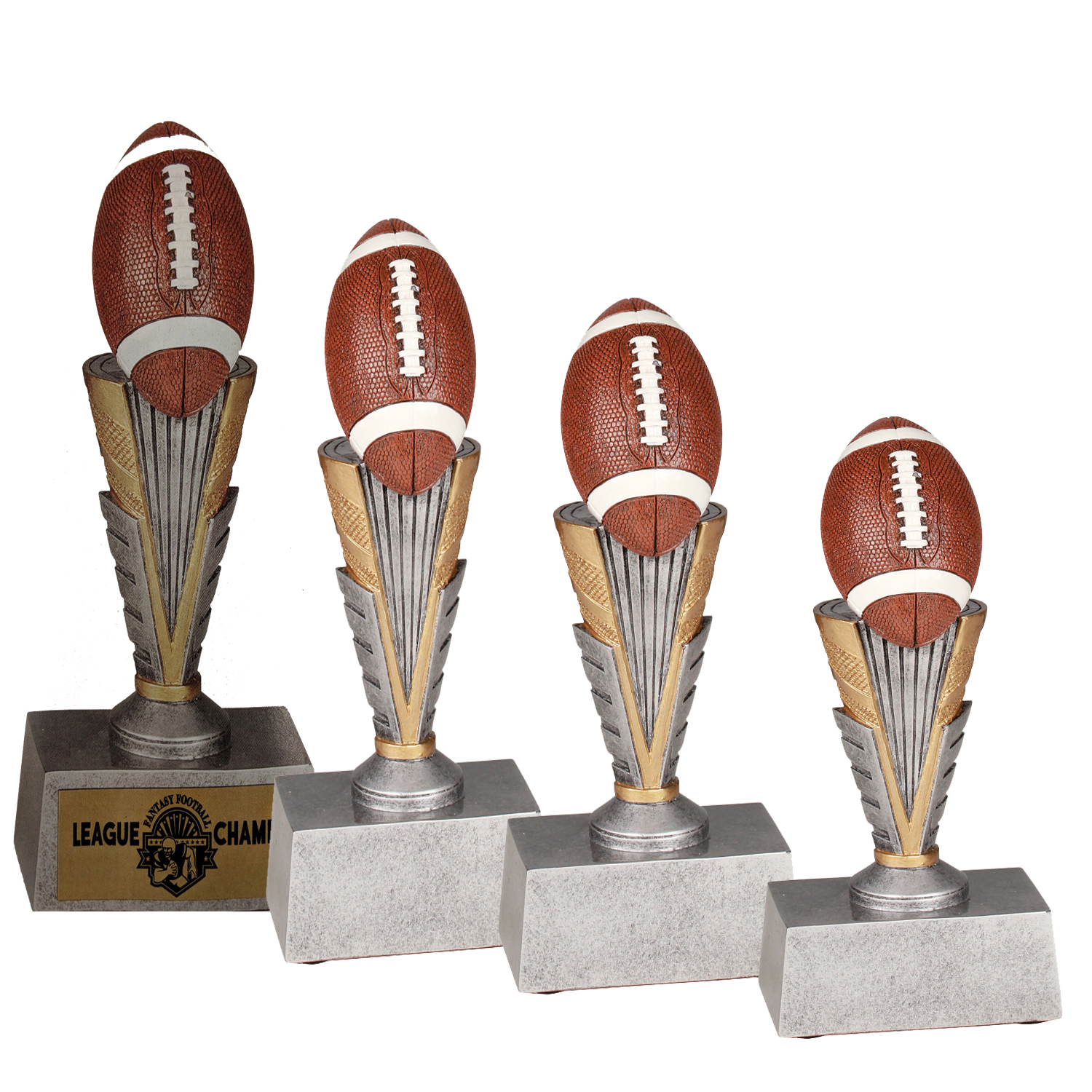 6" Football Zenith Resin Trophy 2