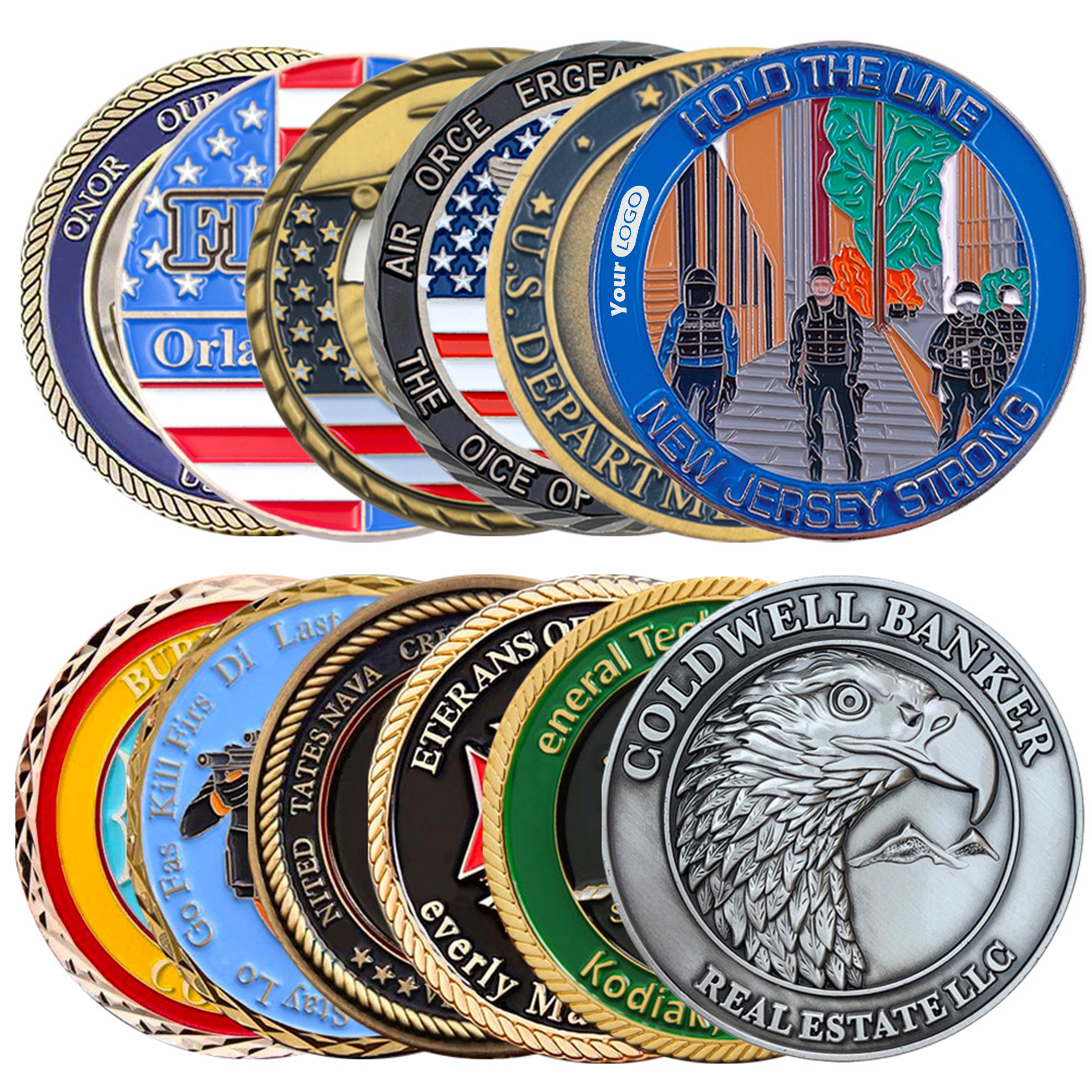Aluminum Custom Alloy Challenge Coin 2