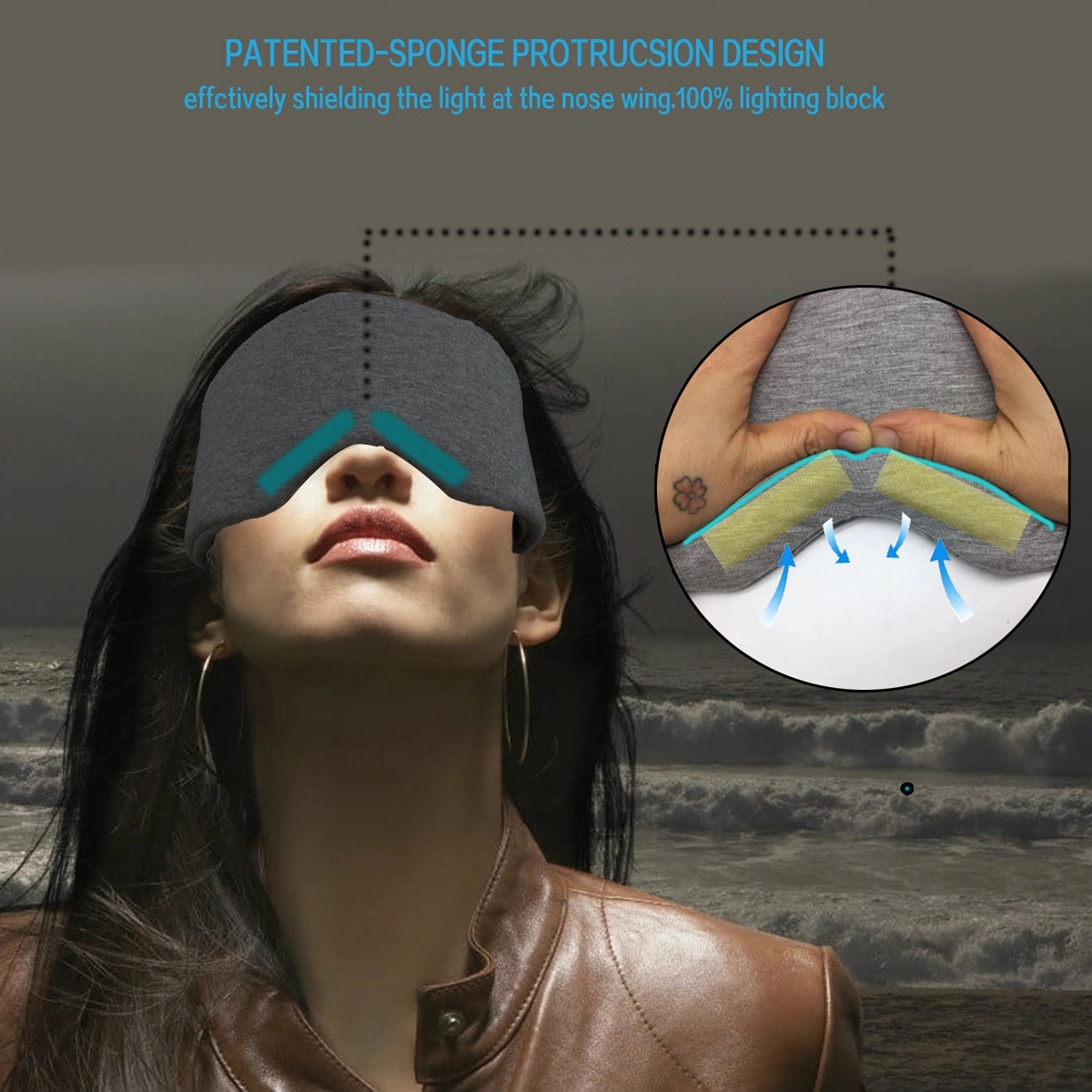 Surrounded Light Blocking Sleeping Mask 5