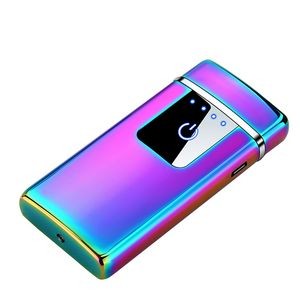 Sleek Electric Arc Lighter With Side Switch And USB Charger 45