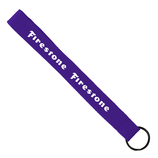 3/4" Sewn Polyester wrist Keychain with Metal Split-Ring 31