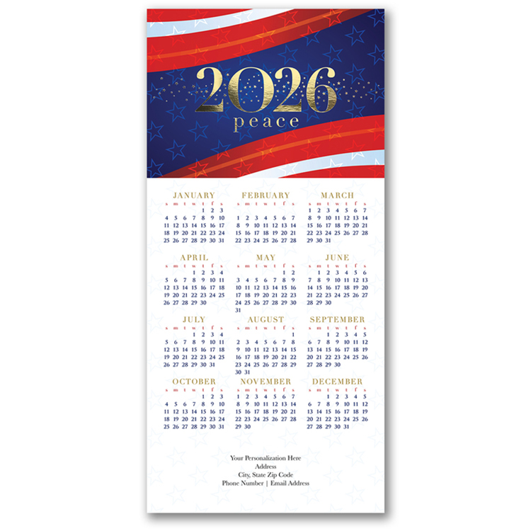 Patriotic Colors Calendar 3