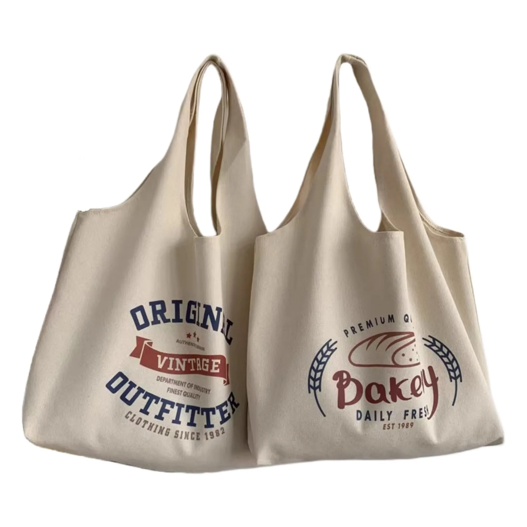 Large Canvas Tote Bag Eco, custom tote bag with logo imprint 3