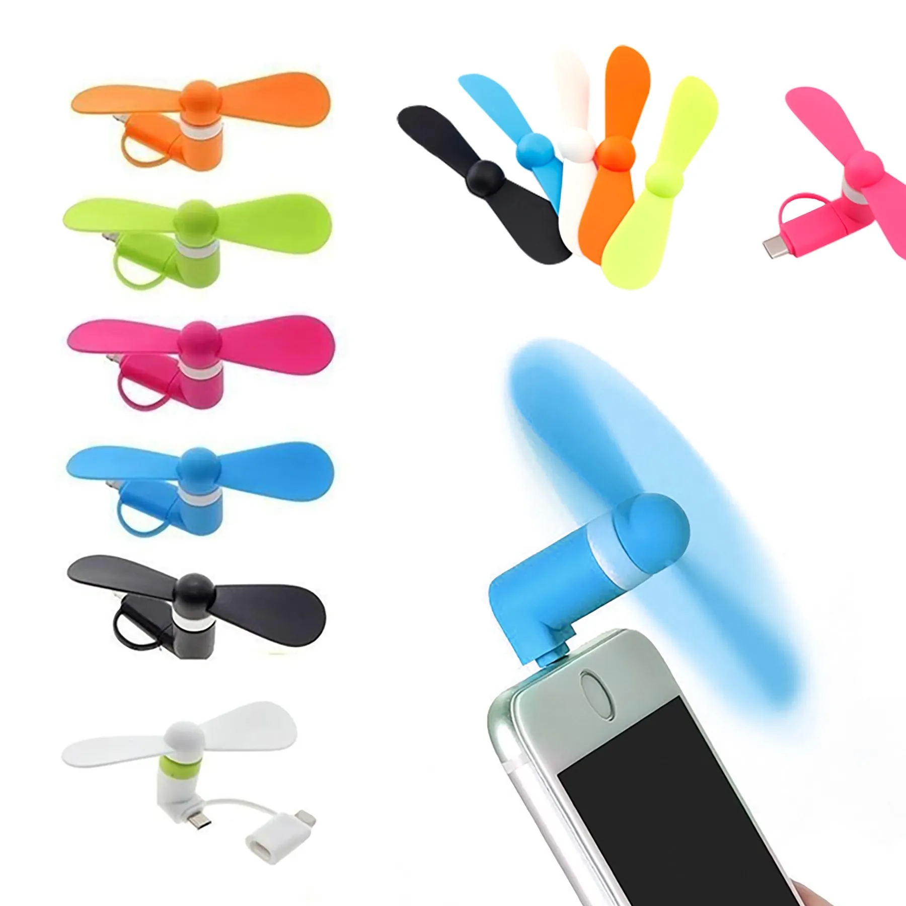 Mini USB Portable Cell Phone Fan 3