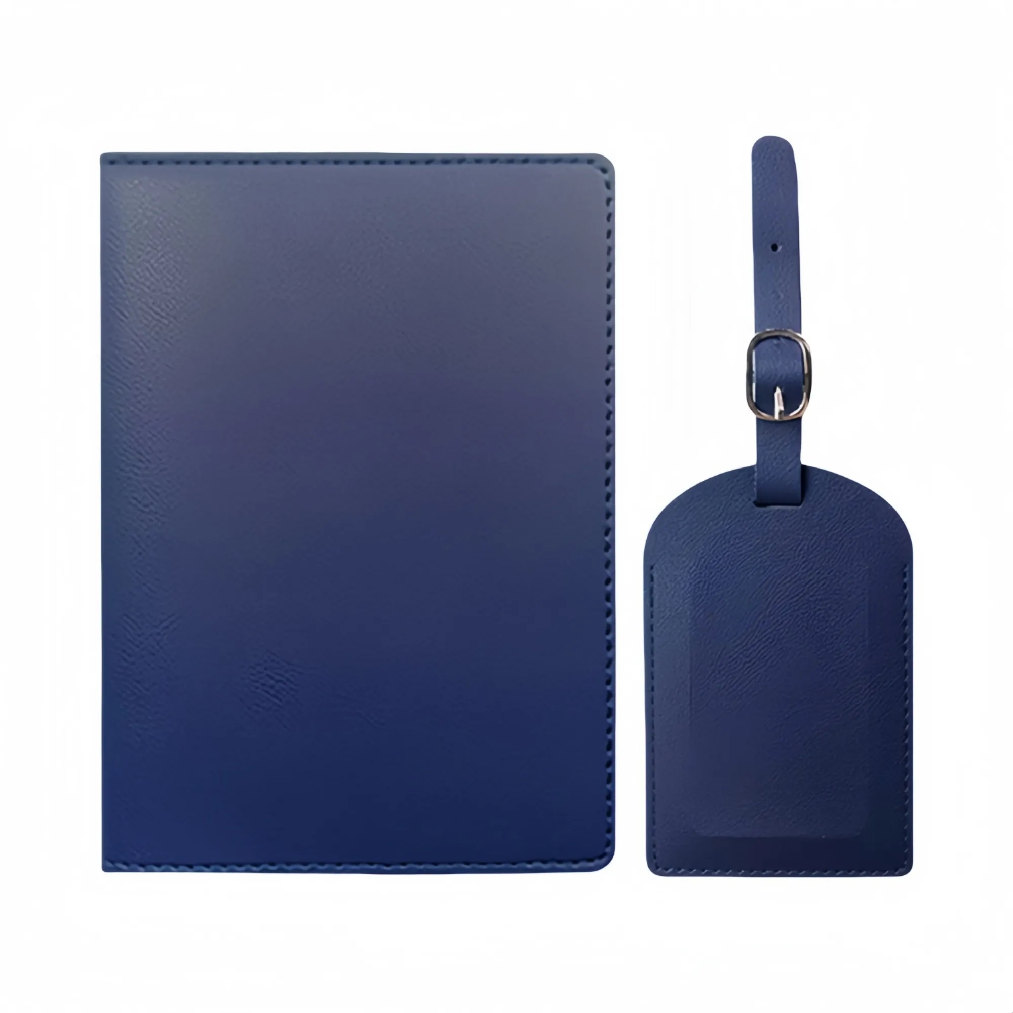 Premium PU Leather Passport Holder & Luggage Tag Set 17