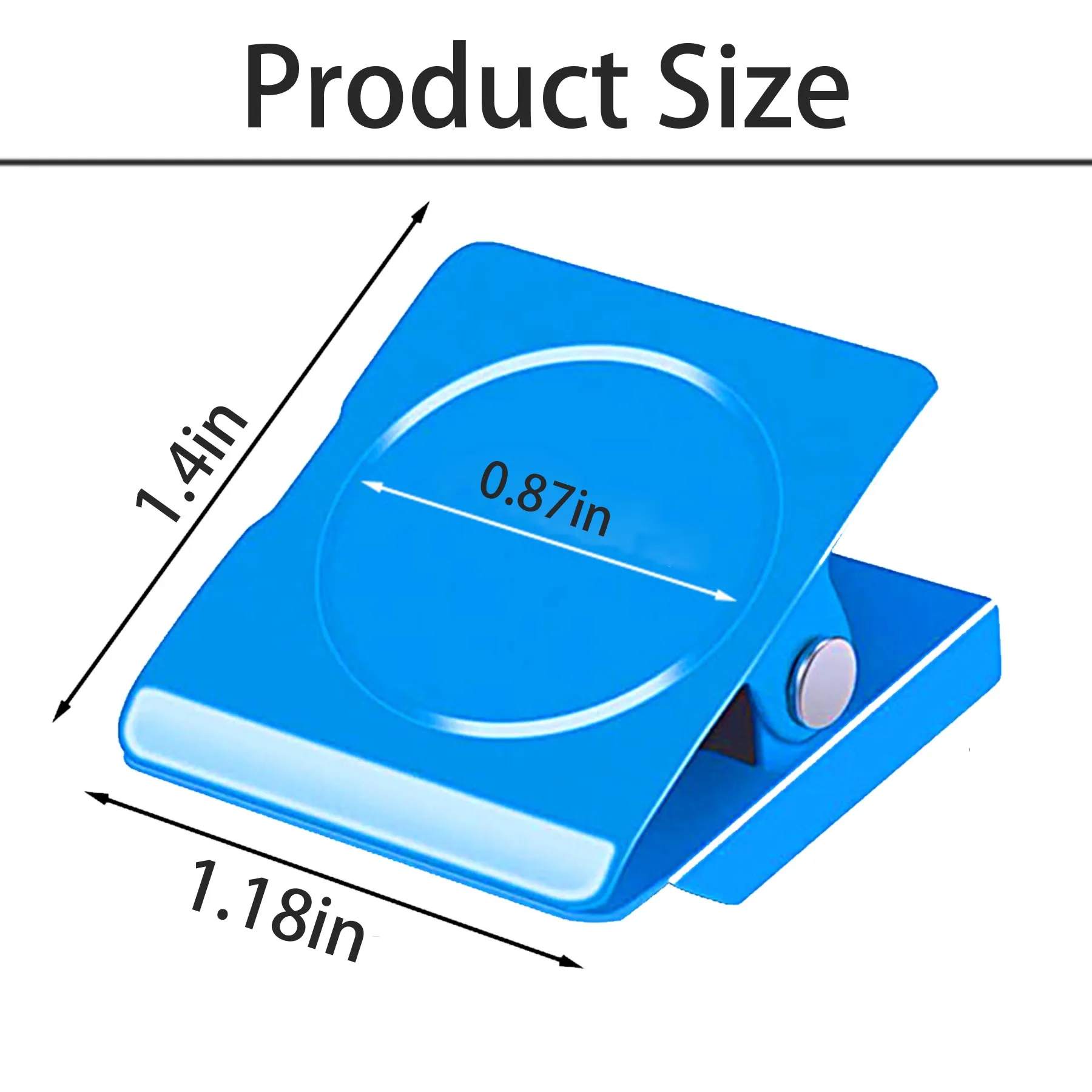 Square Strong Refrigerator Magnet Metal Clips 2