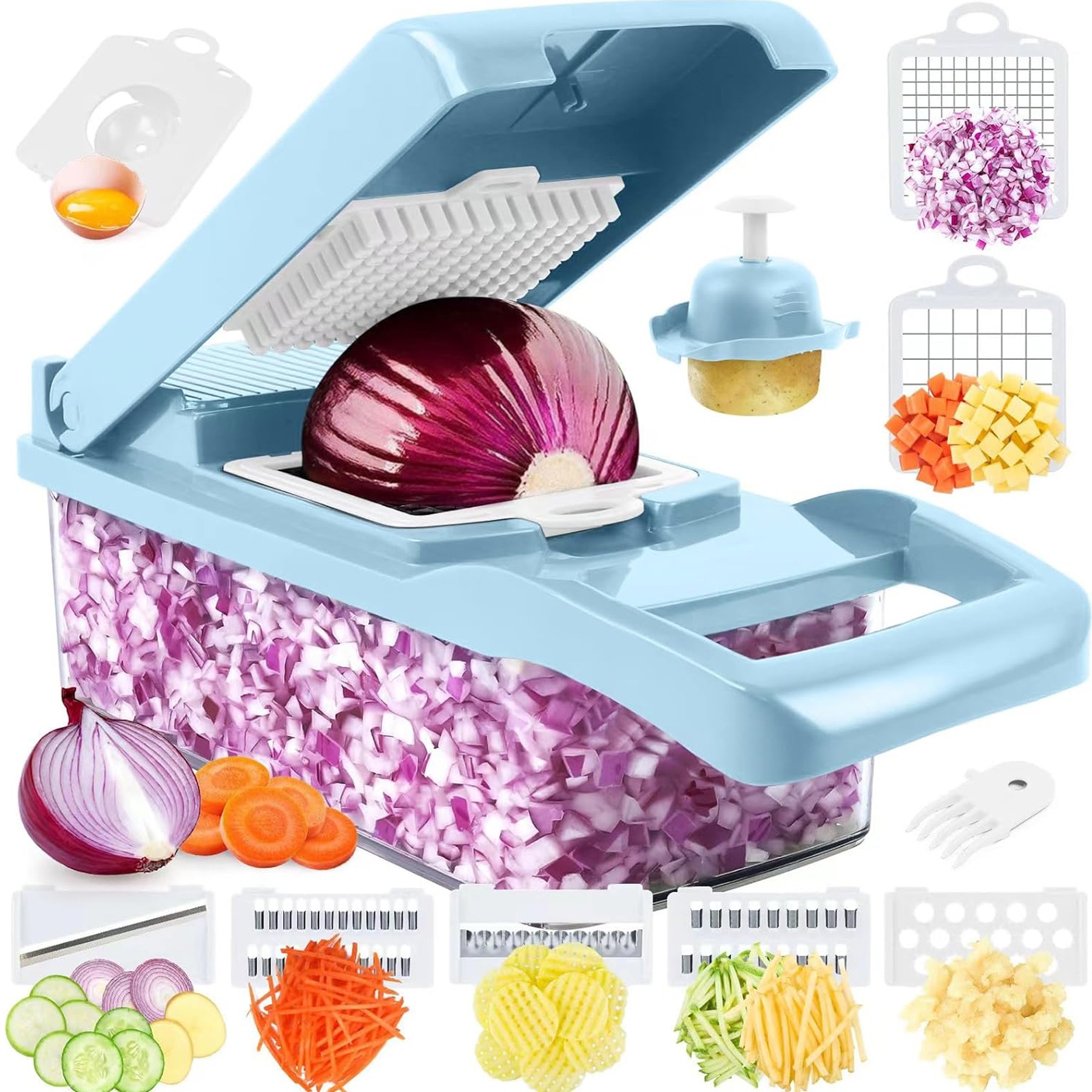 Multifunctional 13 in 1 Food Chopper 4