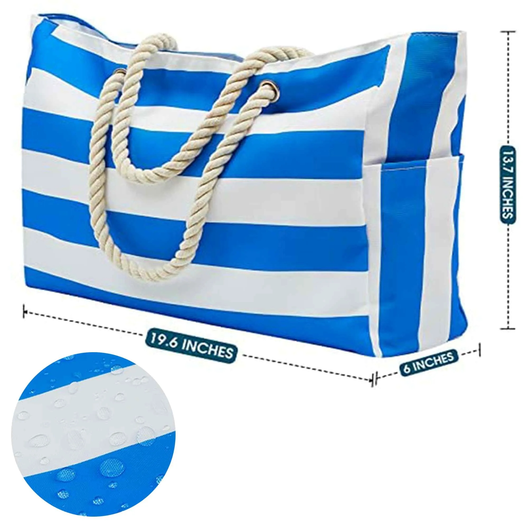 Custom Large Beach Tote Bag, custom tote bag with logo imprint 2