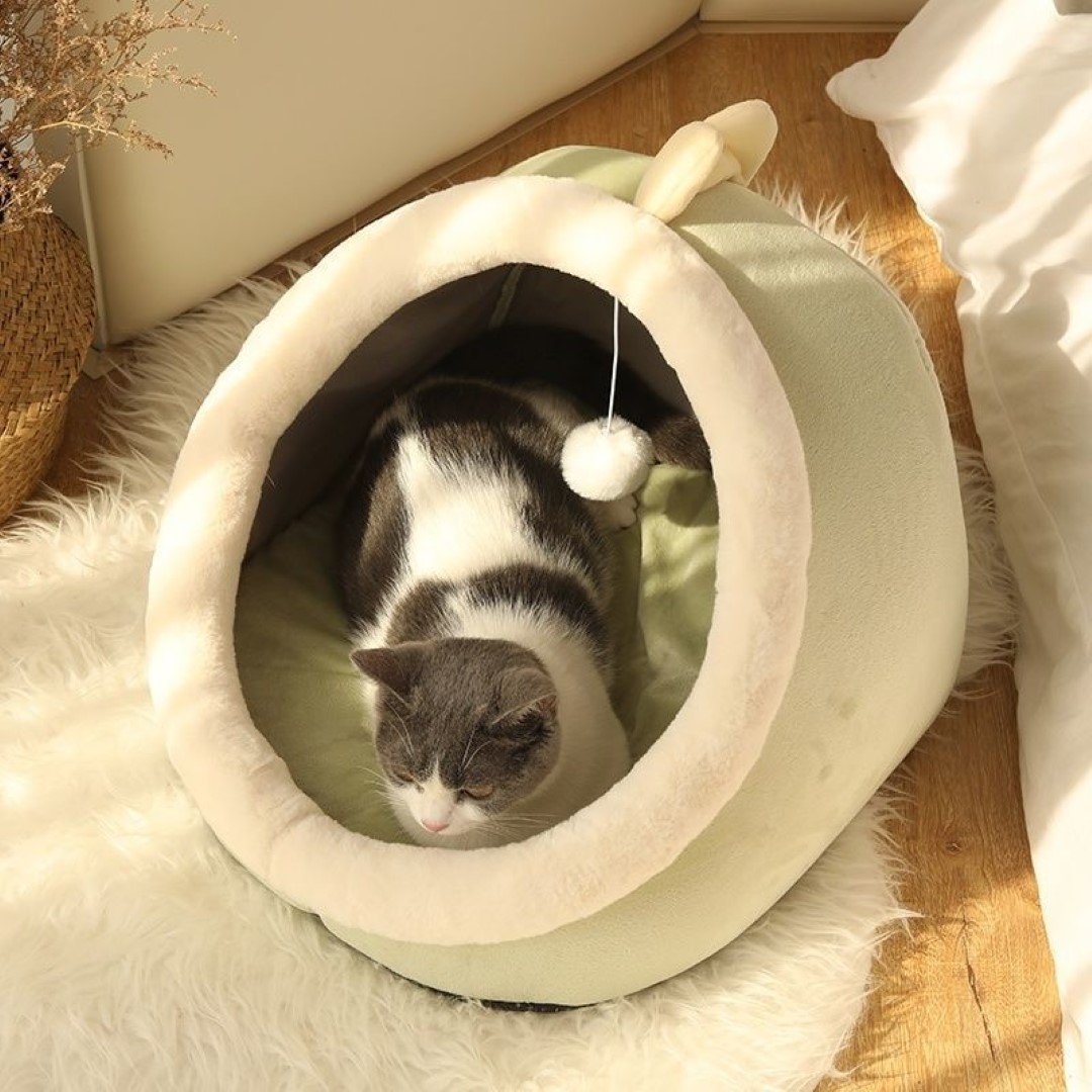 Washable Pet Bed Cave 6