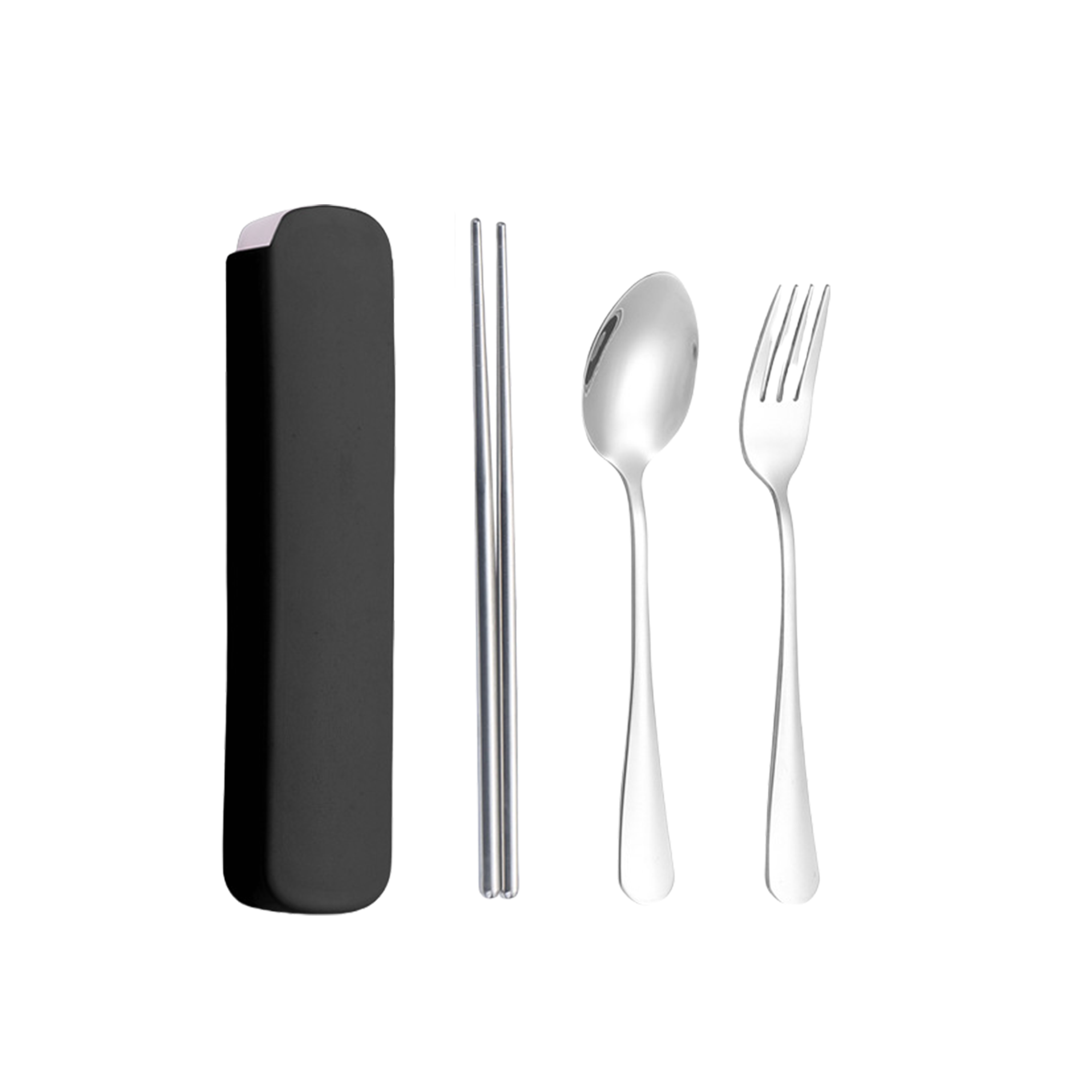Stainless Steel Reusable Travel Cutlery Set 4