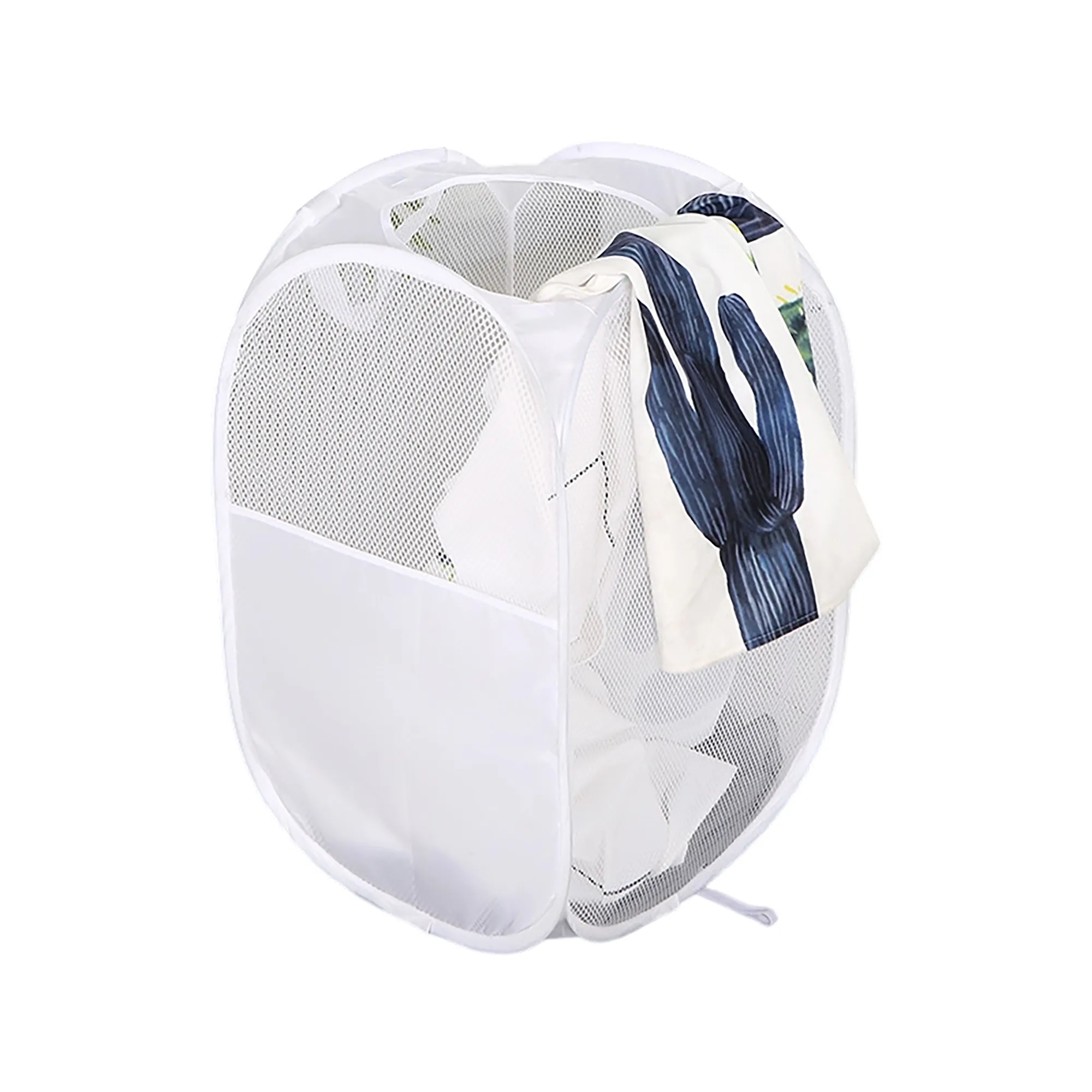 Mesh Laundry Hamper with Handles 4