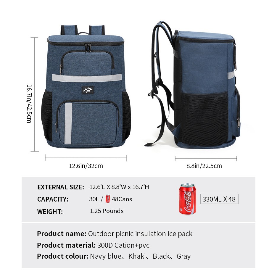 Thermal Shoulder Backpack Bag 1