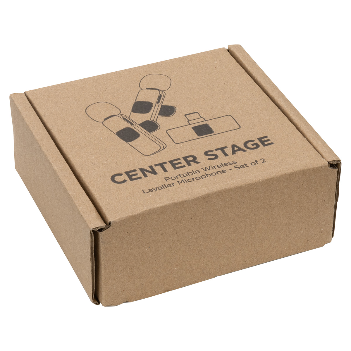 Center Stage Portable Wireless Lavalier Microphone - Set of 2 7
