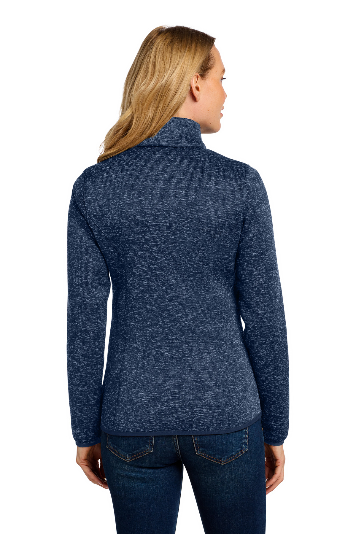 Port Authority Women's Sweater Fleece Jacket. L232 5