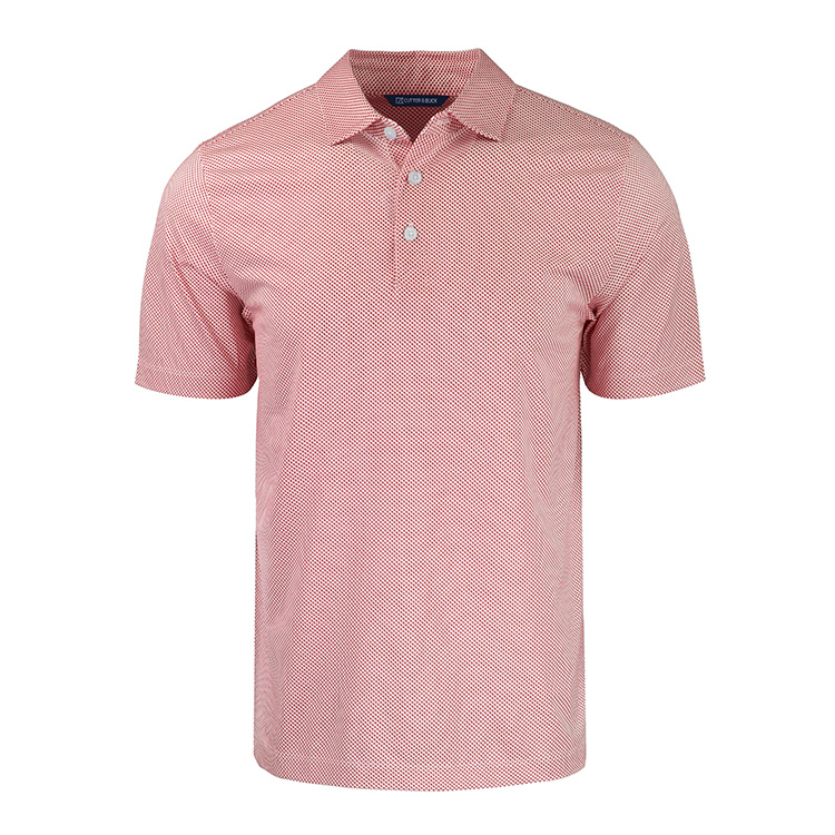 Cutter & Buck Pike Eco Symmetry Print Stretch Recycled Polo 3