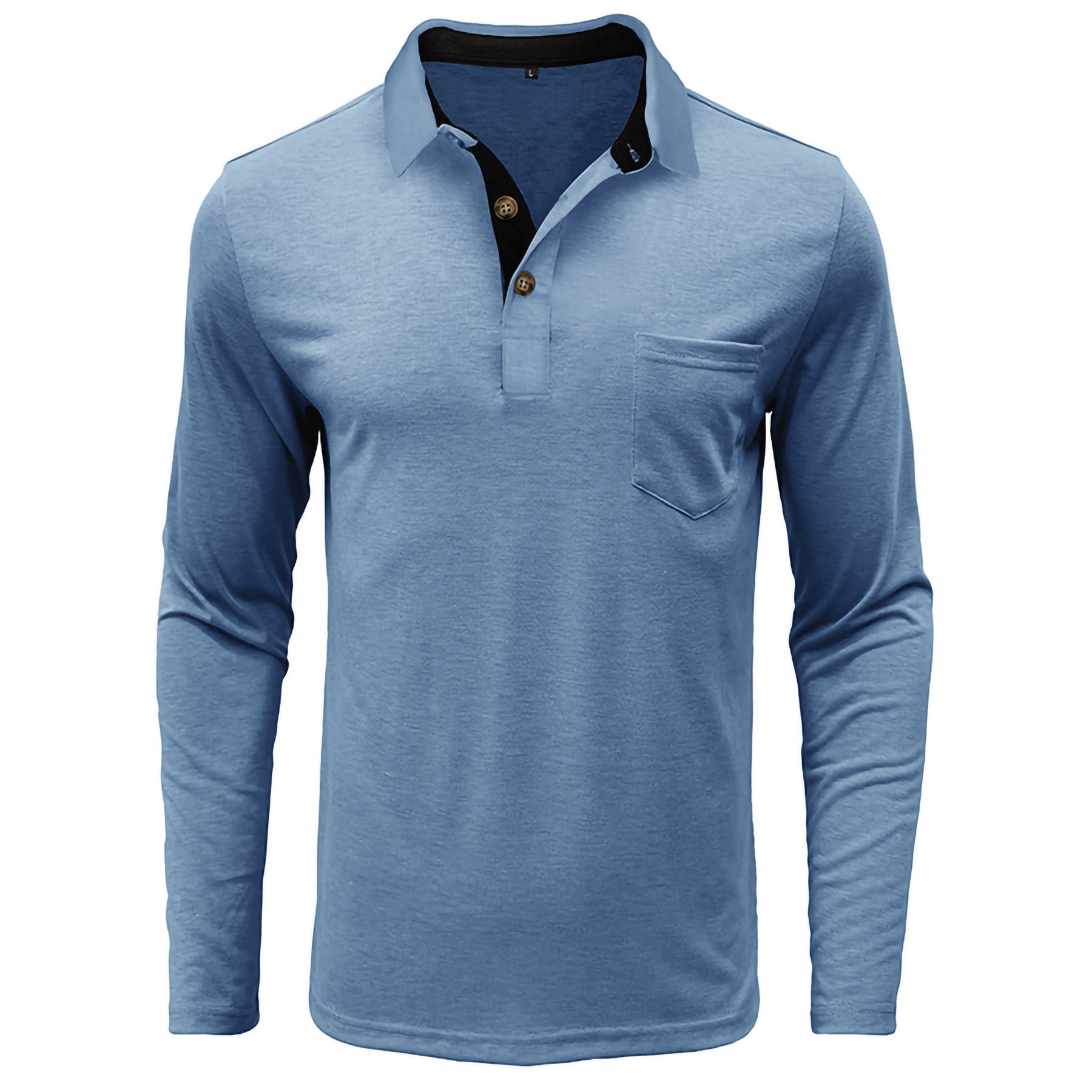 Men's Long Sleeve Polo Shirt 9