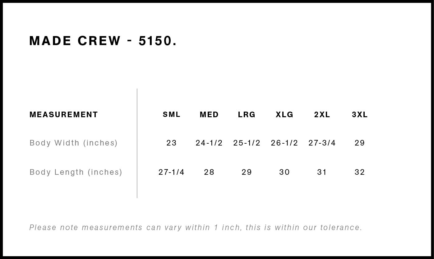 Made Crew | 5150, custom hoodie or sweatshirt with logo imprint 29